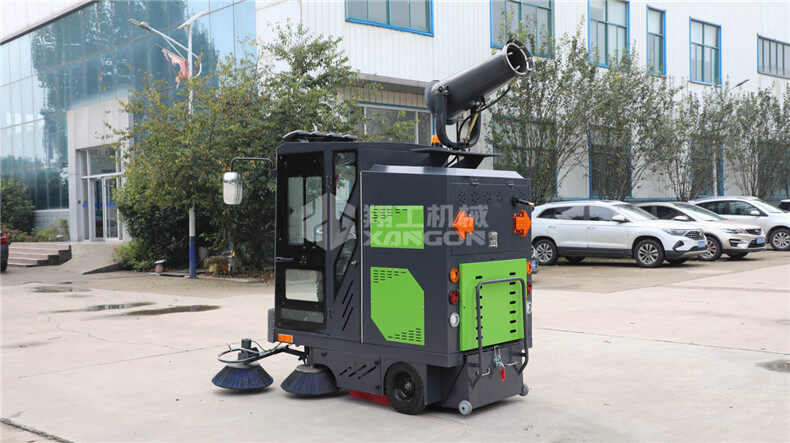 電動(dòng)掃地機(jī)灑水、噴霧、清掃、吸塵都可以