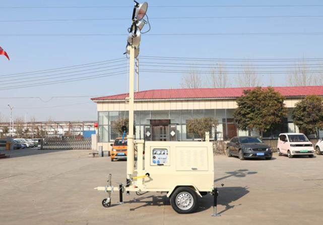 翔工的照明燈車，哪里需要哪里搬